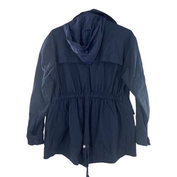 ATM Anthony Thomas Melillo Navy Utility Field Jacket Size M Striped - Picture 7 of 13